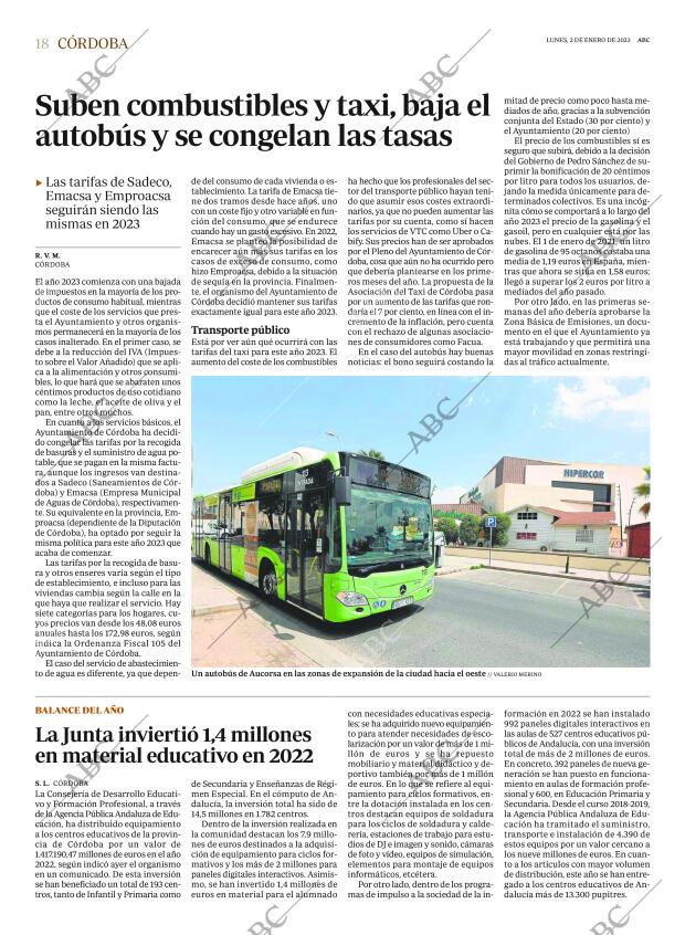 ABC CORDOBA 02-01-2023 página 18