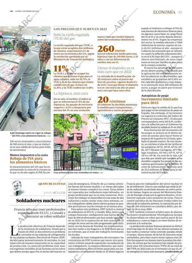 ABC CORDOBA 02-01-2023 página 45