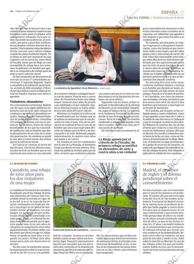 ABC MADRID 02-01-2023 página 17