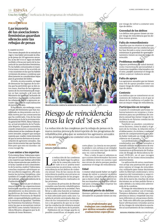 ABC MADRID 02-01-2023 página 18
