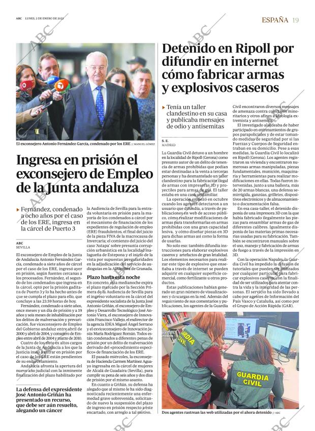 ABC MADRID 02-01-2023 página 19
