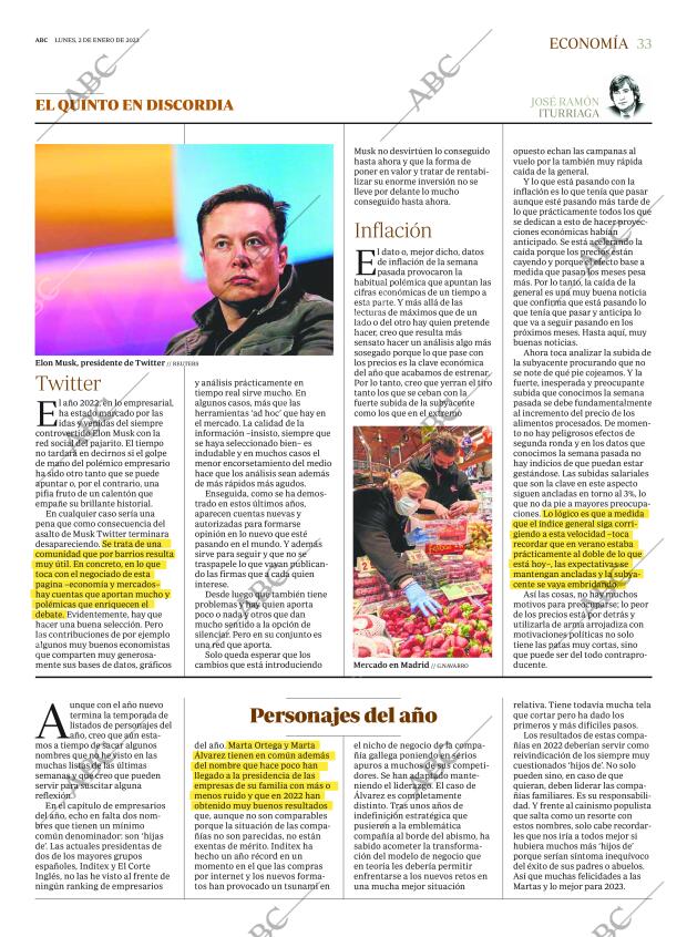ABC MADRID 02-01-2023 página 33
