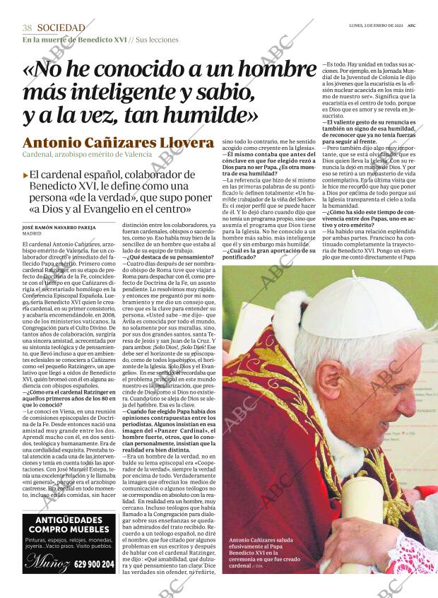 ABC MADRID 02-01-2023 página 38