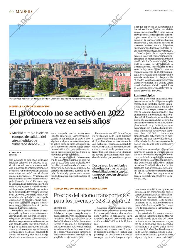 ABC MADRID 02-01-2023 página 60