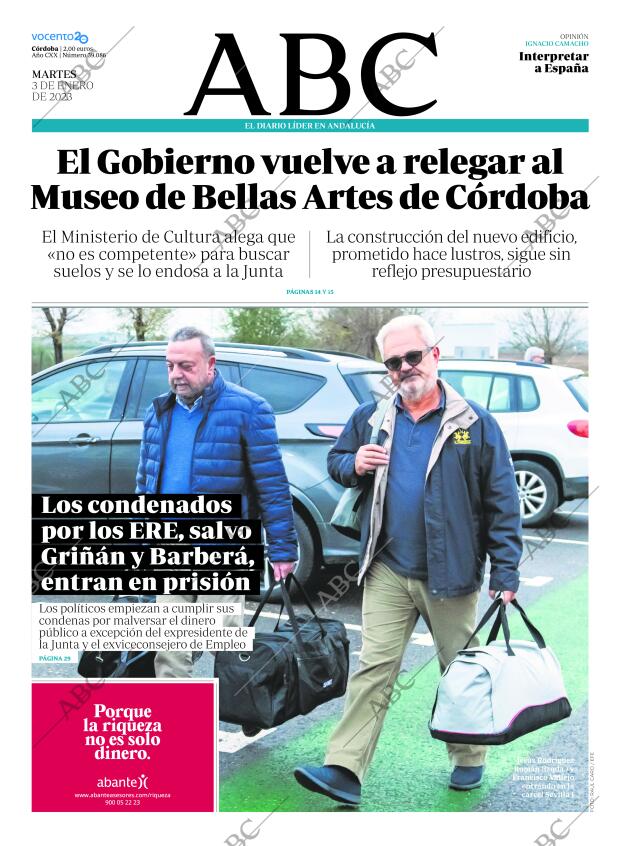ABC CORDOBA 03-01-2023 página 1