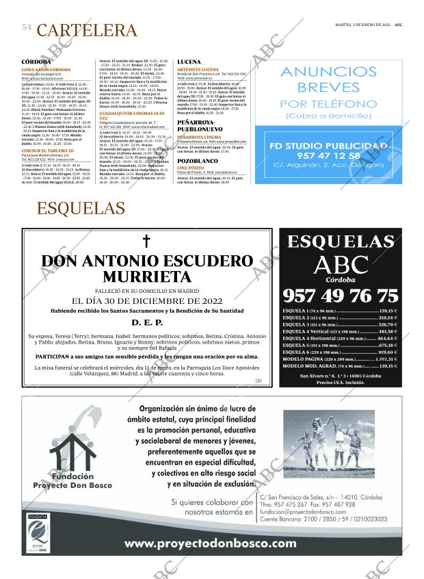 ABC CORDOBA 03-01-2023 página 54