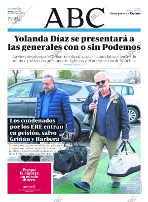 ABC MADRID 03-01-2023 página 1