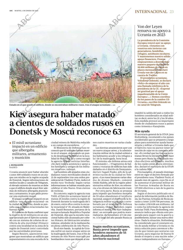 ABC MADRID 03-01-2023 página 23
