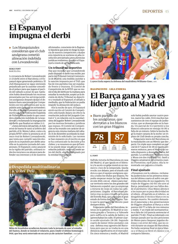 ABC MADRID 03-01-2023 página 45