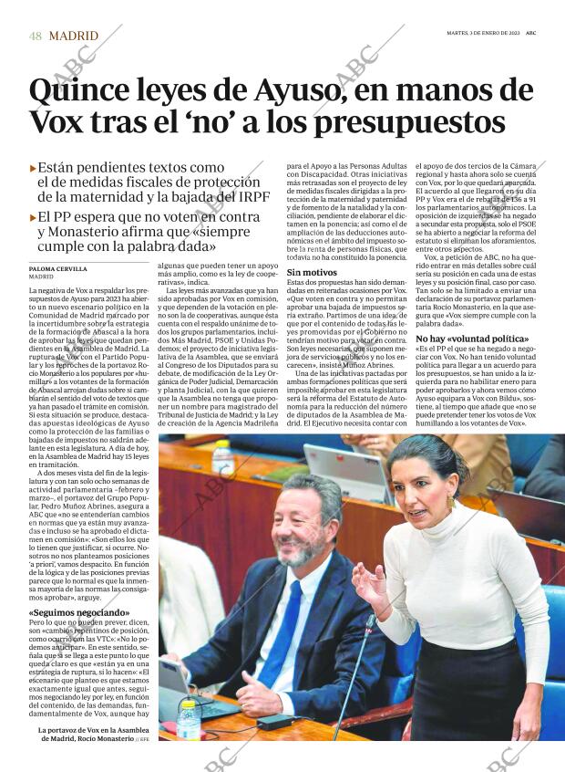 ABC MADRID 03-01-2023 página 48
