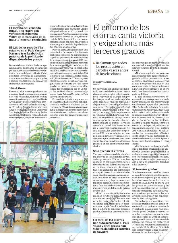 ABC MADRID 04-01-2023 página 15