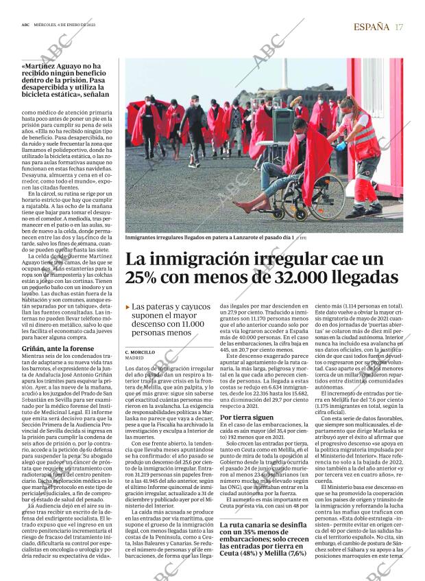 ABC MADRID 04-01-2023 página 17