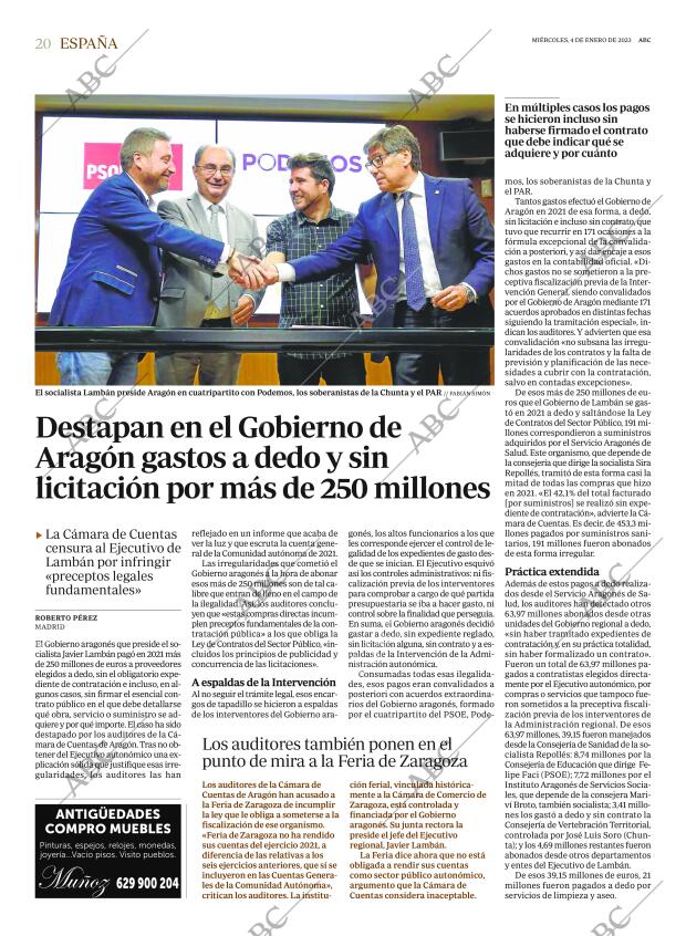 ABC MADRID 04-01-2023 página 20