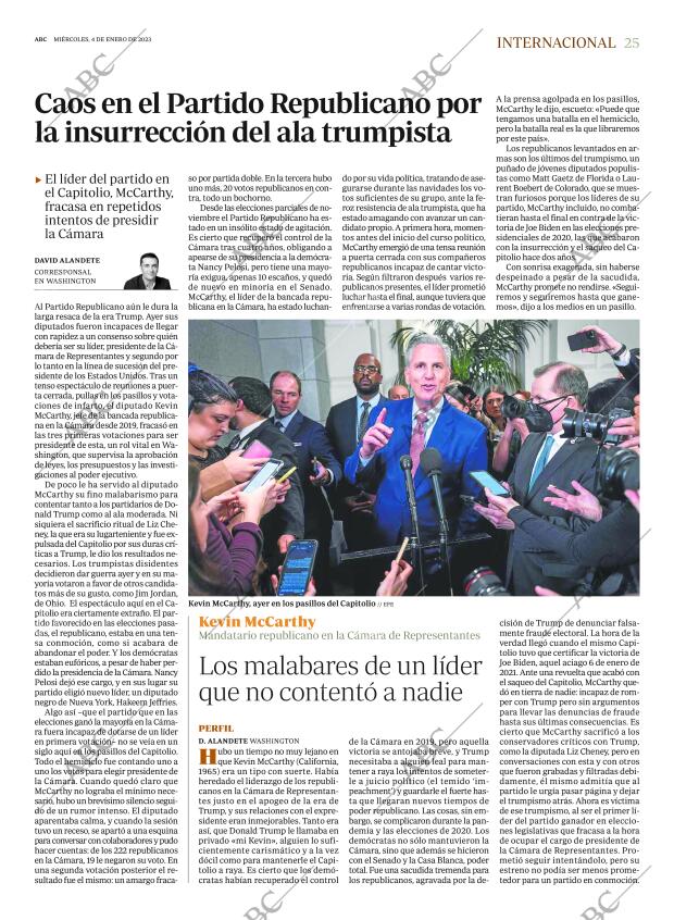 ABC MADRID 04-01-2023 página 25