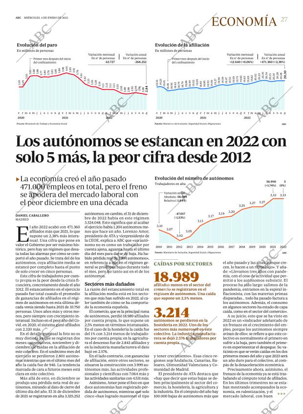 ABC MADRID 04-01-2023 página 27