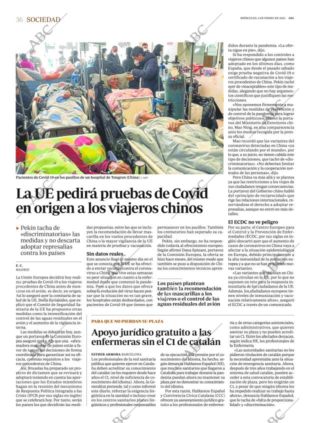 ABC MADRID 04-01-2023 página 36