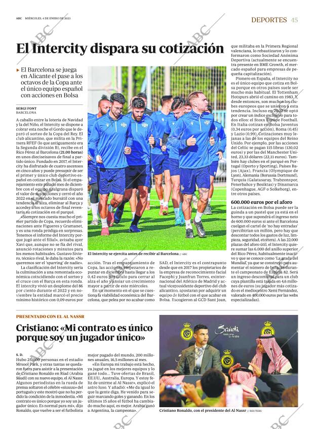 ABC MADRID 04-01-2023 página 45