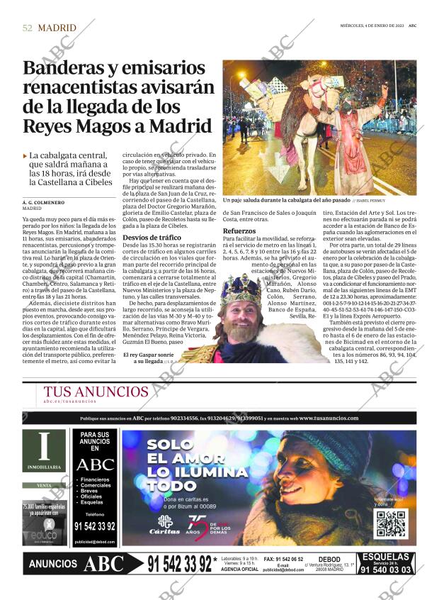 ABC MADRID 04-01-2023 página 52