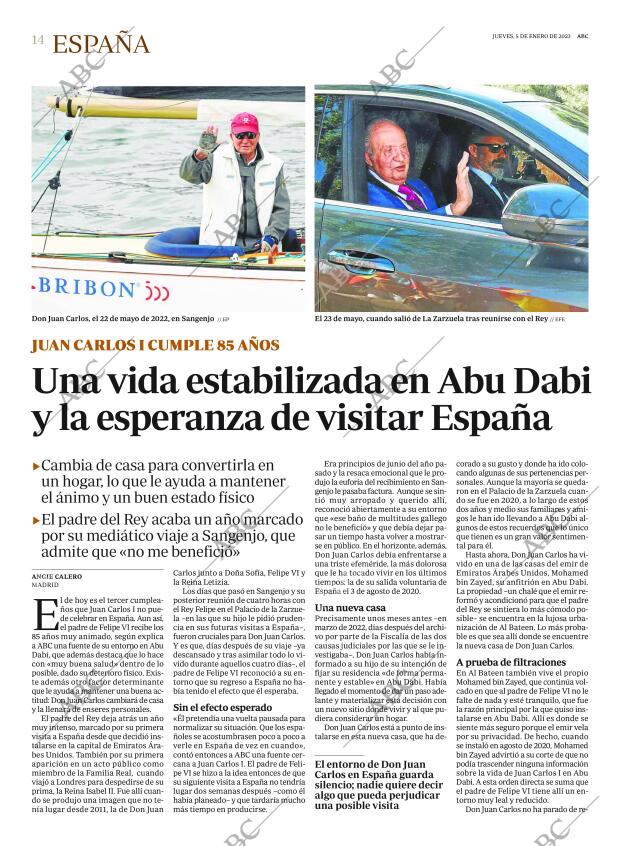 ABC MADRID 05-01-2023 página 14