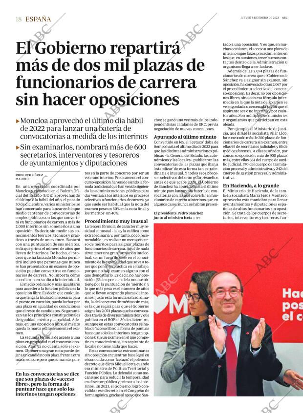 ABC MADRID 05-01-2023 página 18