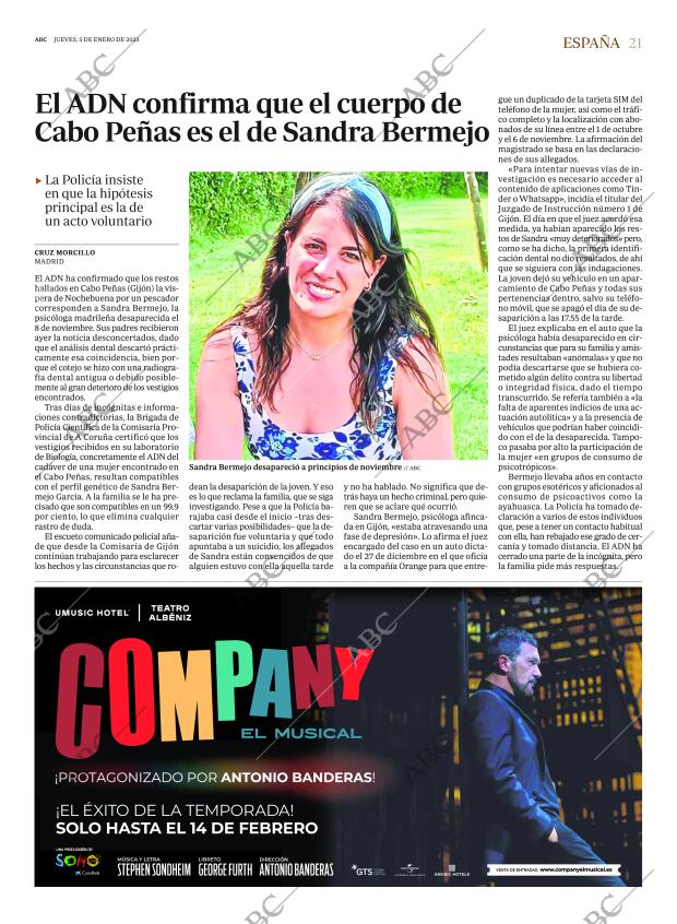 ABC MADRID 05-01-2023 página 21