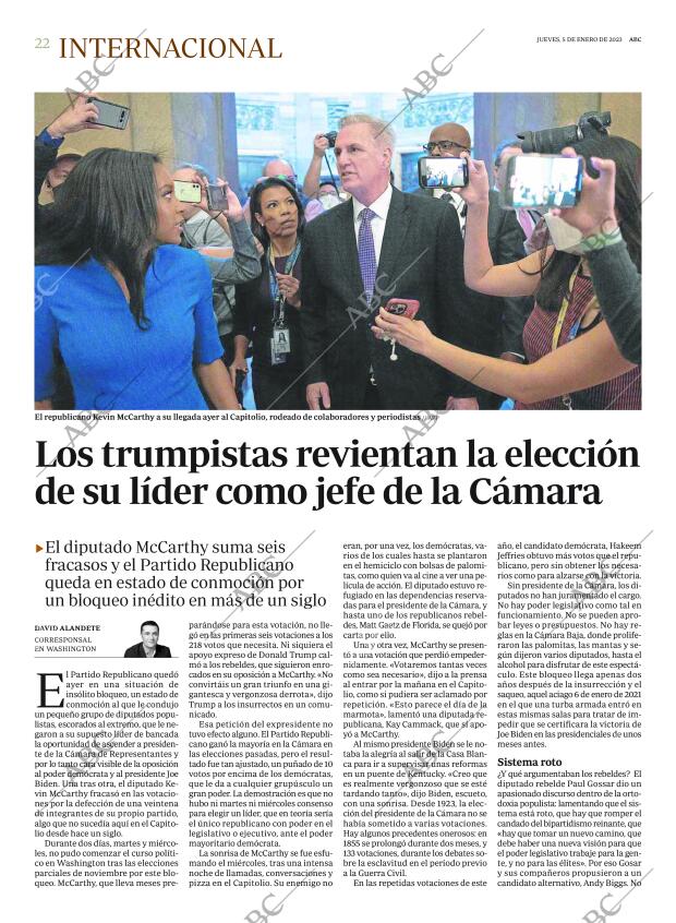 ABC MADRID 05-01-2023 página 22