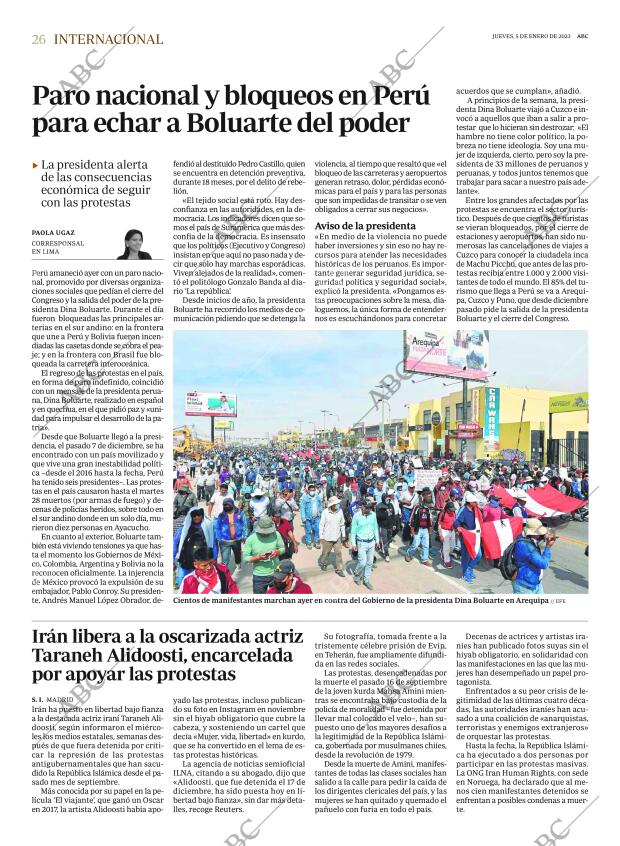 ABC MADRID 05-01-2023 página 26