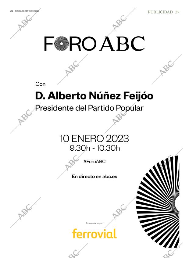ABC MADRID 05-01-2023 página 27