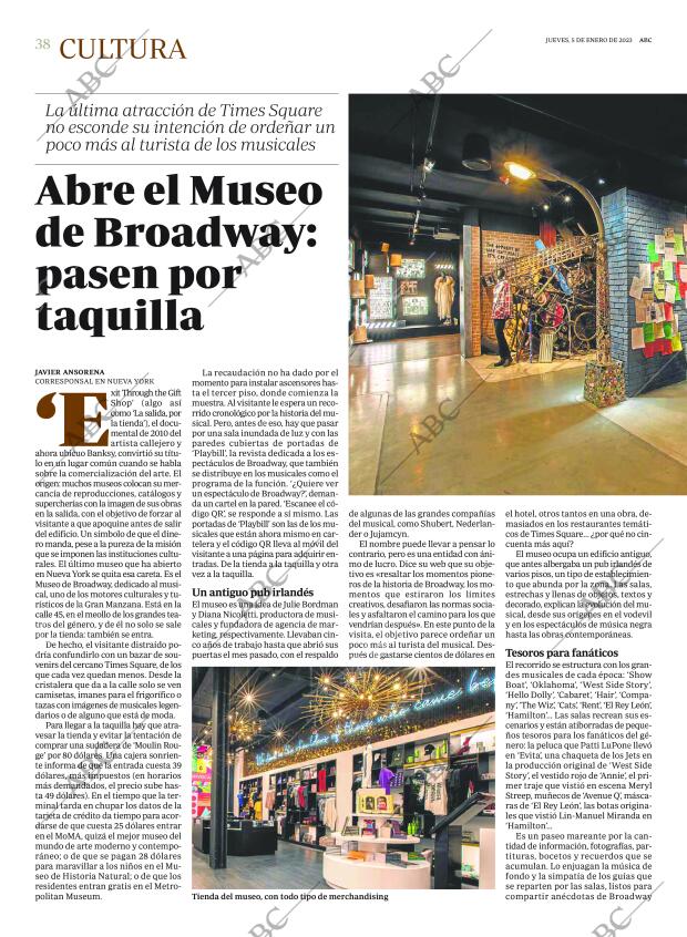 ABC MADRID 05-01-2023 página 38