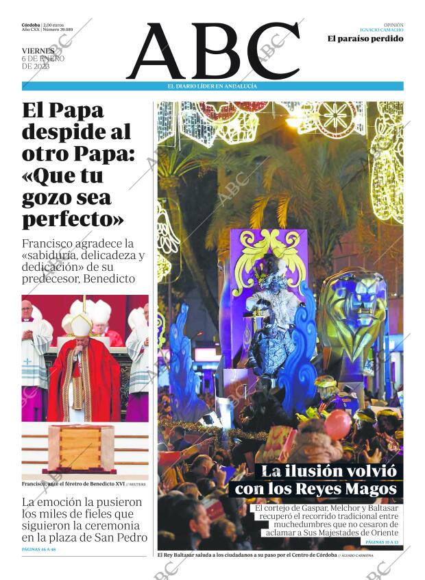 ABC CORDOBA 06-01-2023 página 1