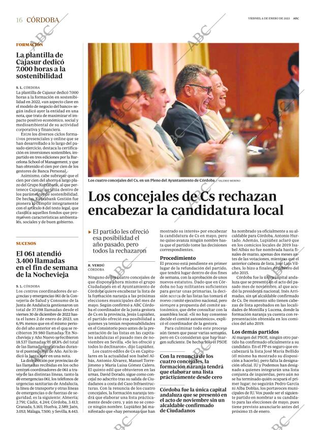 ABC CORDOBA 06-01-2023 página 16