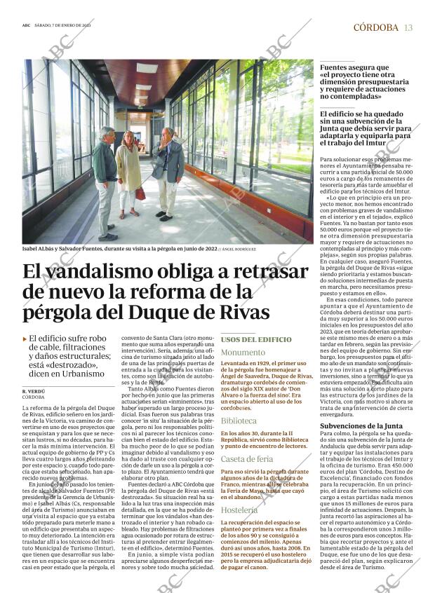ABC CORDOBA 07-01-2023 página 13
