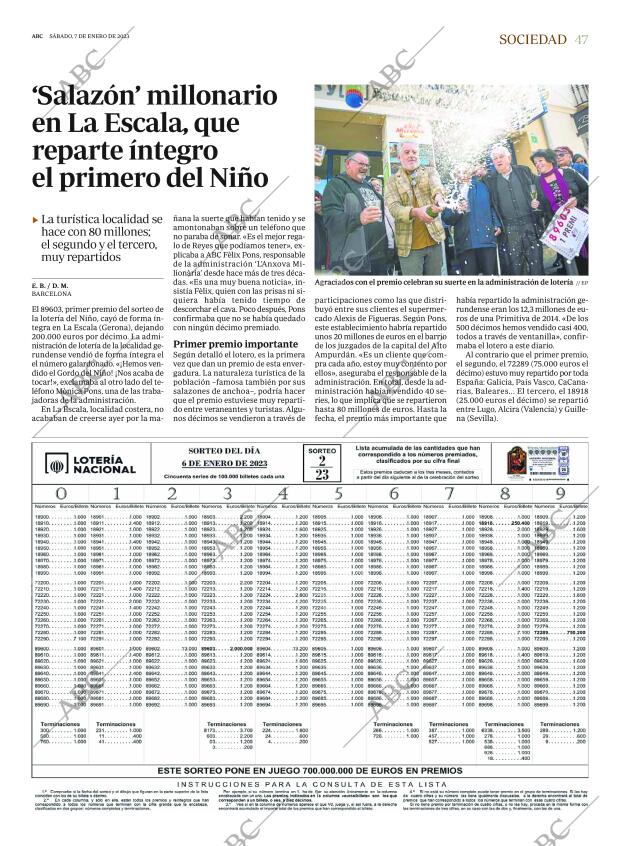 ABC CORDOBA 07-01-2023 página 47