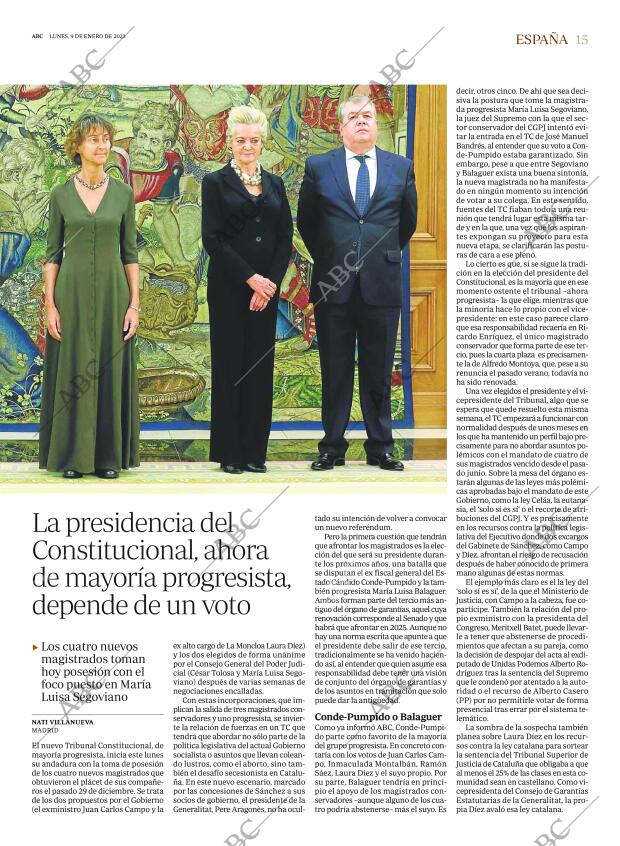 ABC MADRID 09-01-2023 página 15
