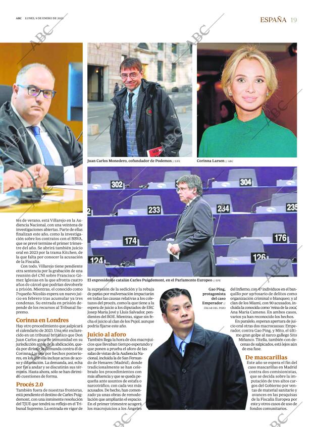 ABC MADRID 09-01-2023 página 19