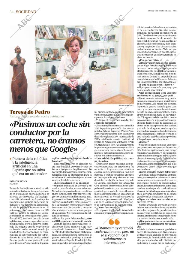 ABC MADRID 09-01-2023 página 34