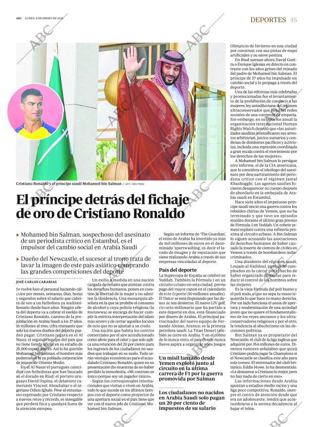 ABC MADRID 09-01-2023 página 45