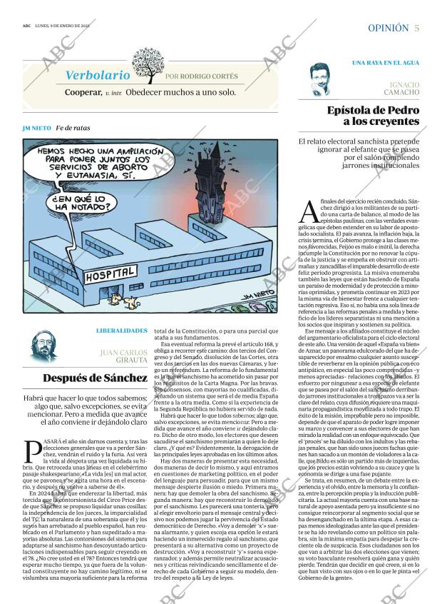 ABC MADRID 09-01-2023 página 5