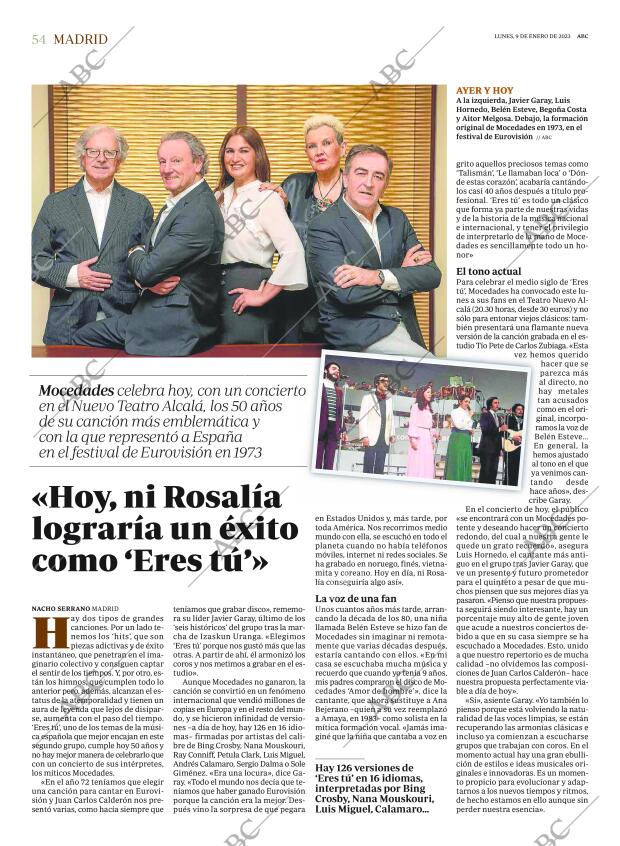 ABC MADRID 09-01-2023 página 54