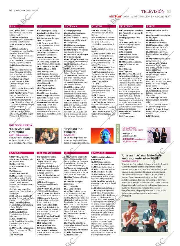 ABC CORDOBA 12-01-2023 página 63