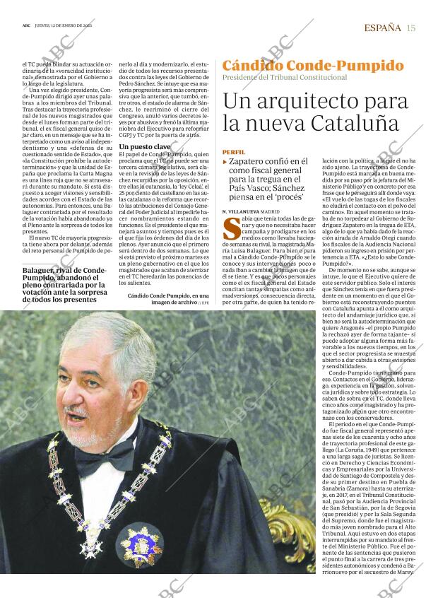 ABC MADRID 12-01-2023 página 15