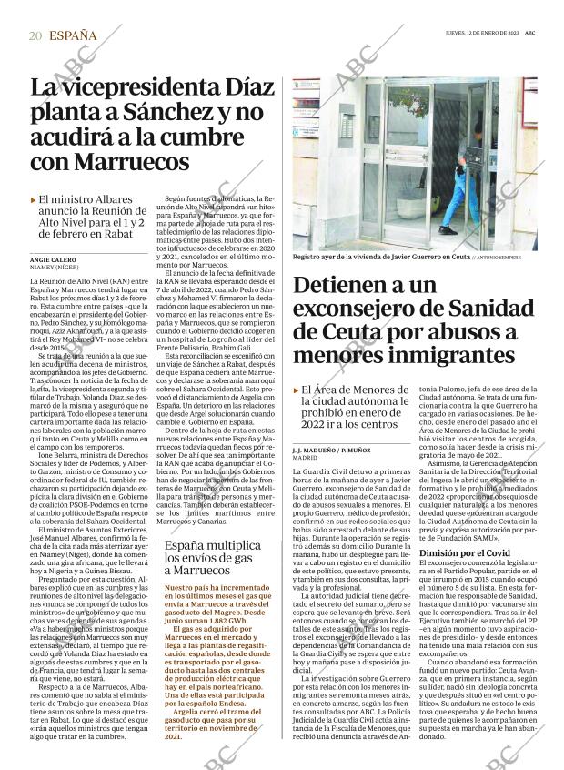 ABC MADRID 12-01-2023 página 20