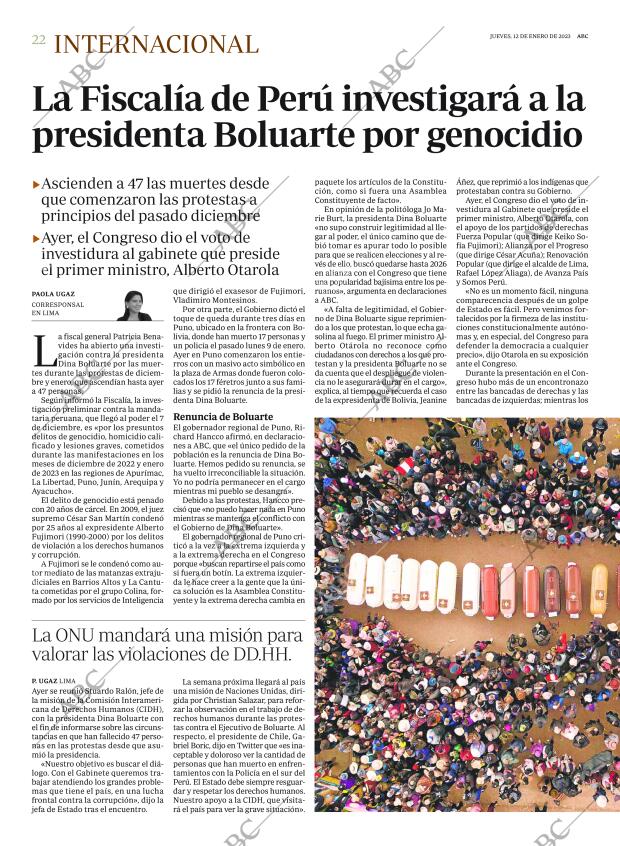 ABC MADRID 12-01-2023 página 22