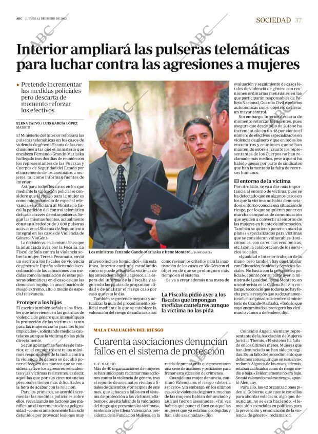 ABC MADRID 12-01-2023 página 37