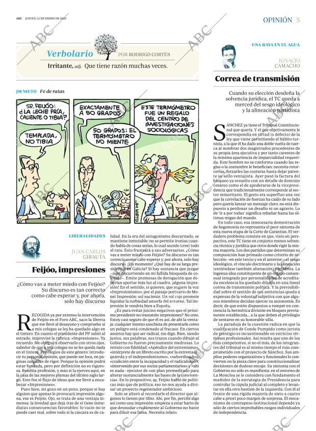 ABC MADRID 12-01-2023 página 5