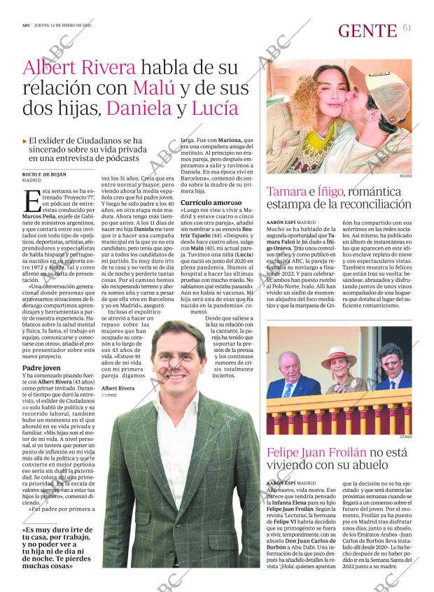 ABC MADRID 12-01-2023 página 61