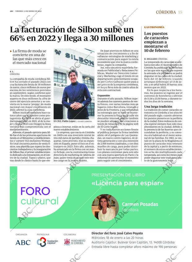 ABC CORDOBA 13-01-2023 página 15