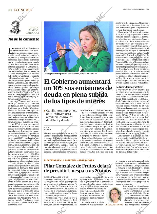 ABC CORDOBA 13-01-2023 página 40