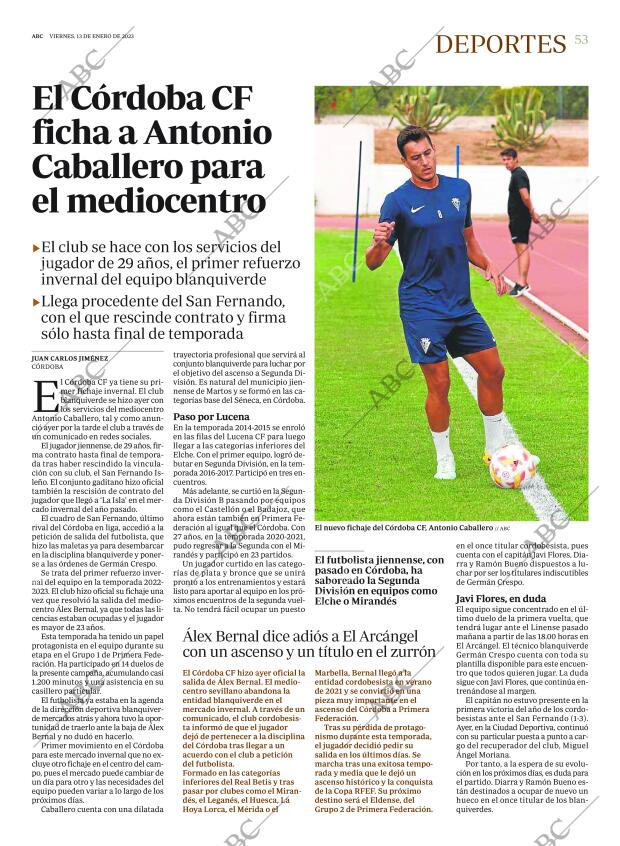 ABC CORDOBA 13-01-2023 página 53