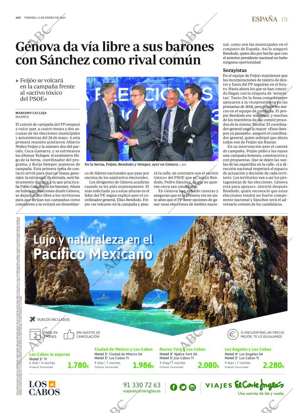 ABC MADRID 13-01-2023 página 19